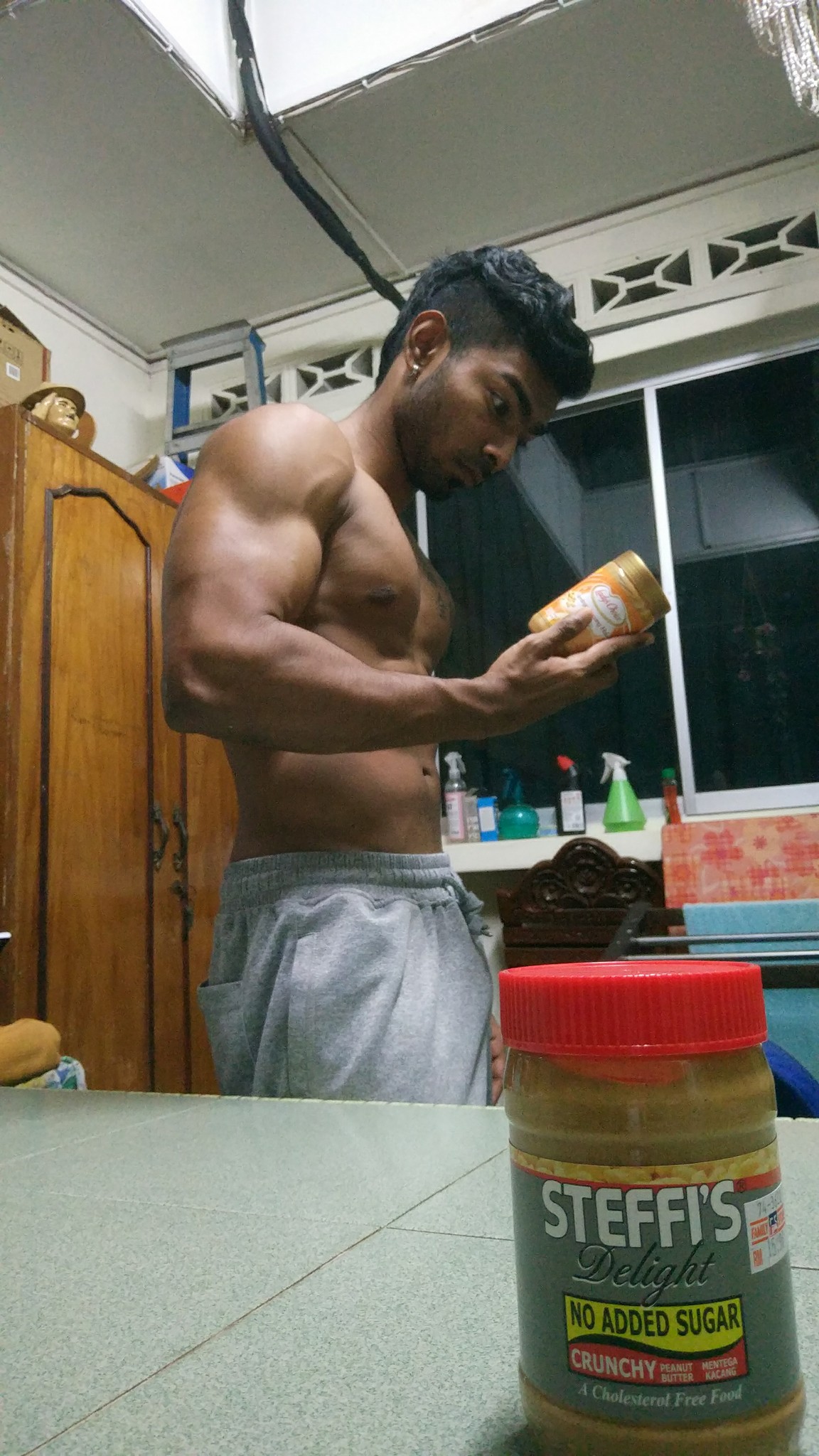 Facebook/Narresh Paramanathan Peanut butter all day, every day.